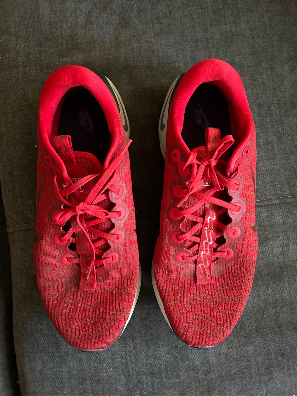 Nike Men’s Bright Red Athletic Running Shoes